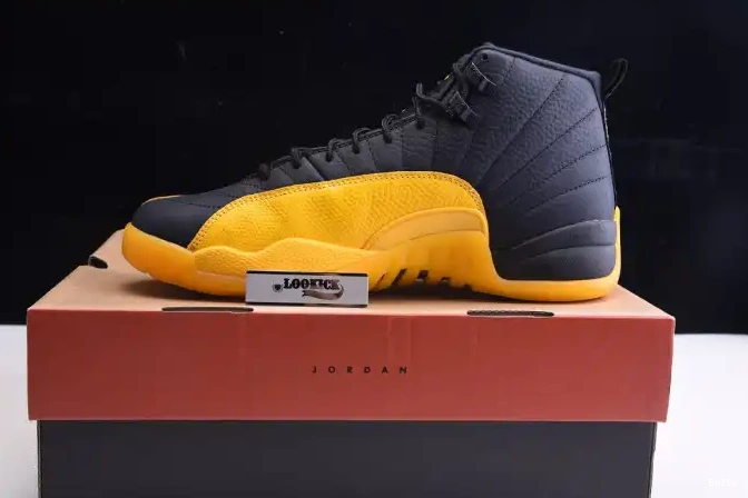 Bmlin Shoes 130690-070 University Retro Black Jordan Air 12 Gold 0508